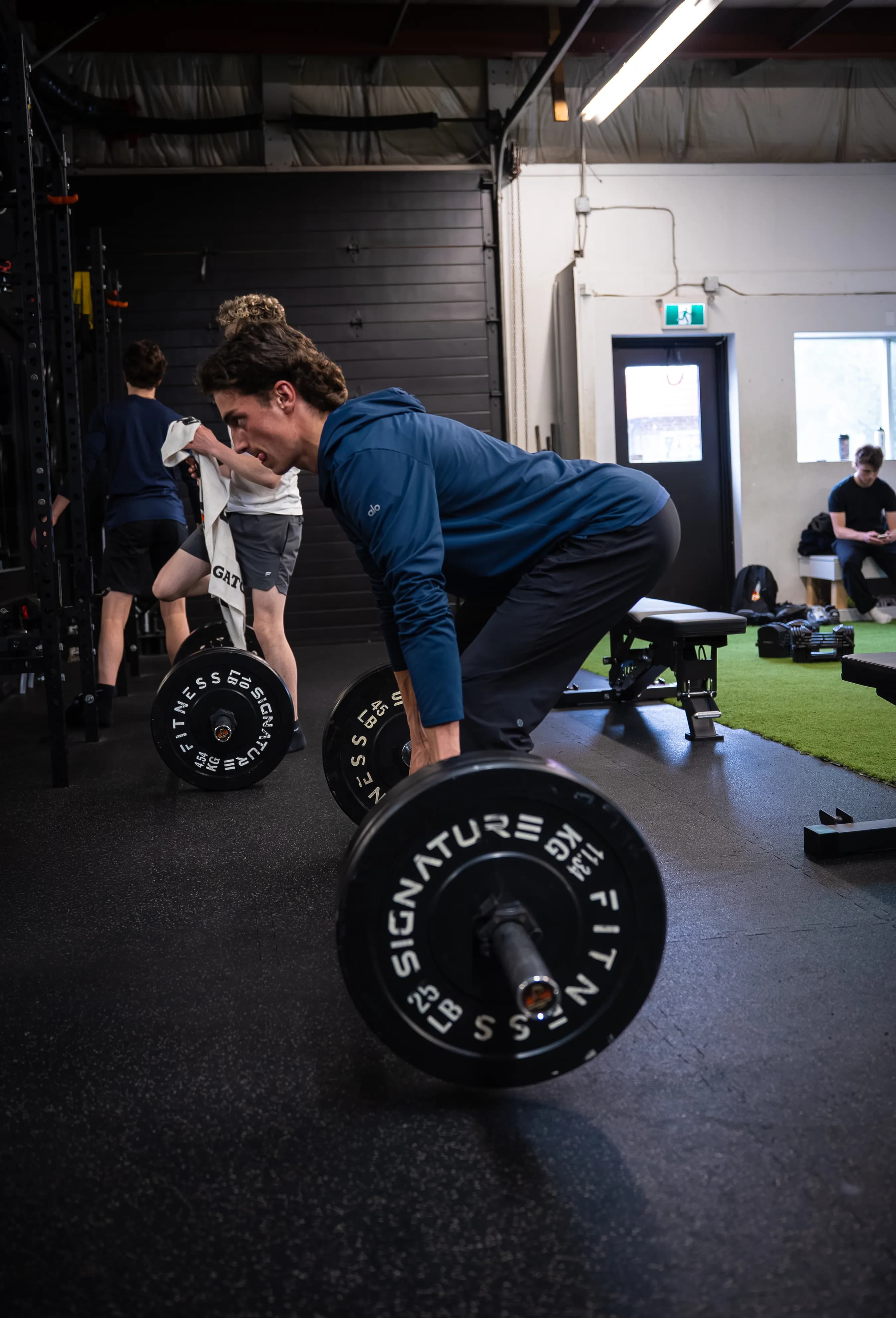 Athletes training at Shaw Hockey Performance